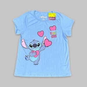 Disney Stitch “Crazy Cute” Girls Graphic T-Shirt - Size 14/16